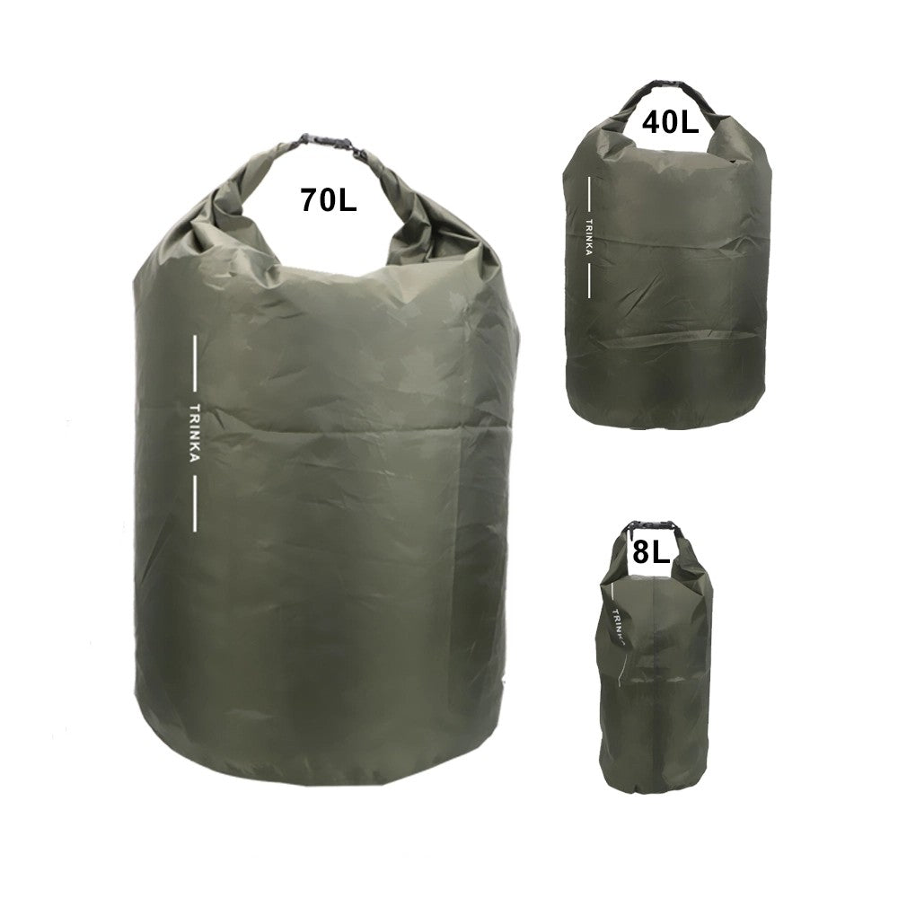 Dry Sack Pouch For Boating Kayaking Canoeing Floating 8L 40L 70L Waterproof Storage Bag Outdoor Traveling Carrying Bags Portable