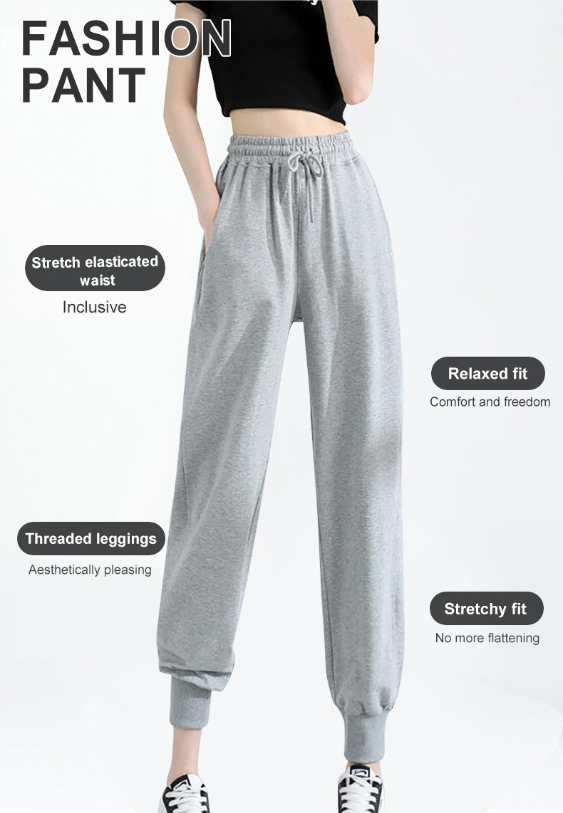 Women Casual Pants Autumn Winter Fleece Sweatpants Running Jogger Sports Gym Trousers Fashion Solid Color Workout Long Pant