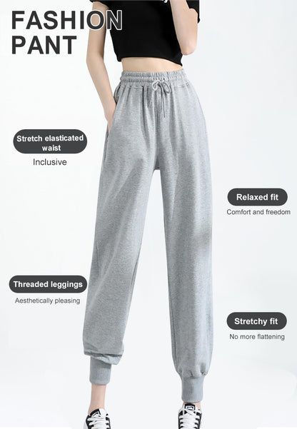 Women Casual Pants Autumn Winter Fleece Sweatpants Running Jogger Sports Gym Trousers Fashion Solid Color Workout Long Pant