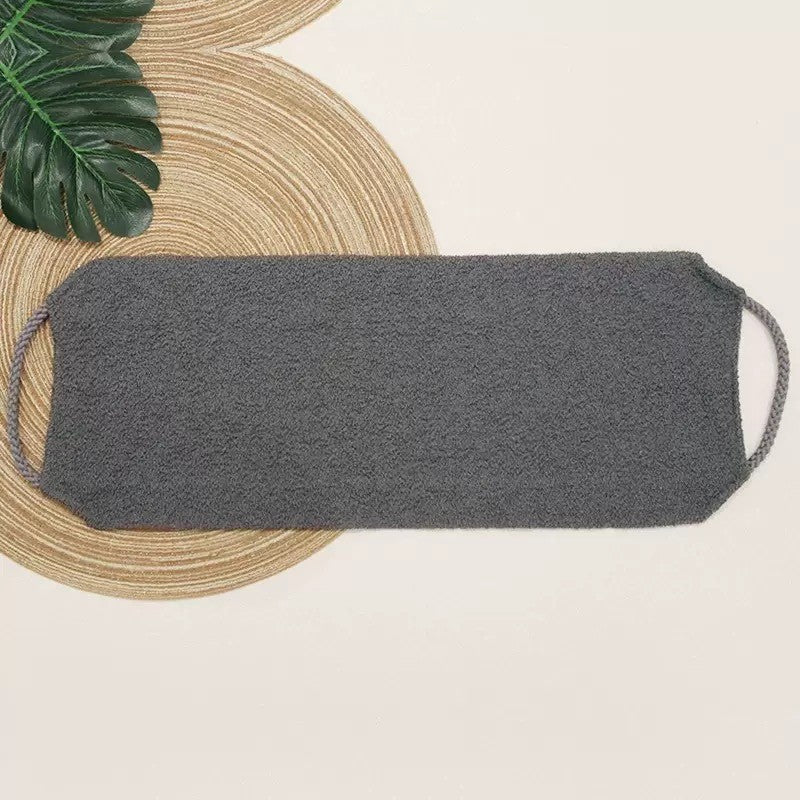 1/2pcs Sheet Exfoliating Bath Towel Bath Stretchable Back Full Body Scrub Towel Super Absorbent Scrub Towel Bathroom Supplies