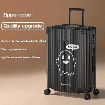 2025 New Suitcase ABS Durable Large Capacity Suitcase 20/22/24/26/28-inch Men's Carry-on Roller Suitcase Travel Check-in Case