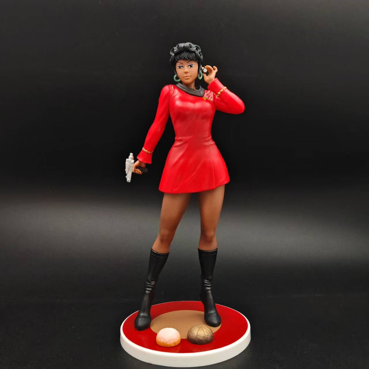 New Anime Figure Star Trek communication officer Uhura StarCraft standing posture figurine desktop model ornament Christmas Toys