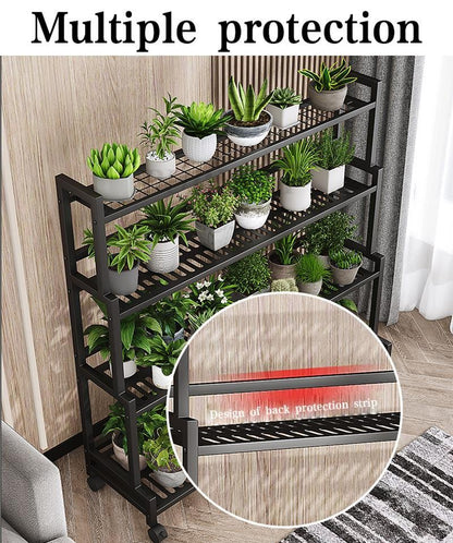 Plant Stand Flower Rack 3 Or 4 Tier Flower Pot Shelf Storage Organizer Display Rack For Indoor Garden Balcony Floor Stand