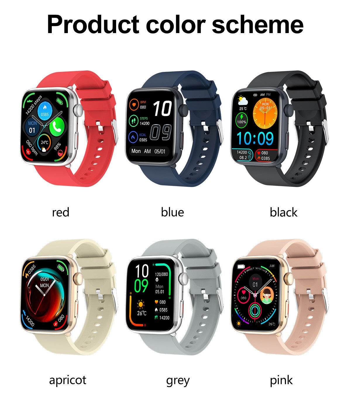 Smartwatch Versão Global Masculino Feminino HD AMOLED Display Frequência Cardíaca Chamada Bluetooth Rastreamento GPS Relógios Inteligentes Esportivos à Prova d'Água