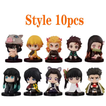 8,5 CM FuRyu SEGA PM Demon Slayer Douma Premium Chokonose Noodle Stopper Anime Figure Figuras de Ação Coleção