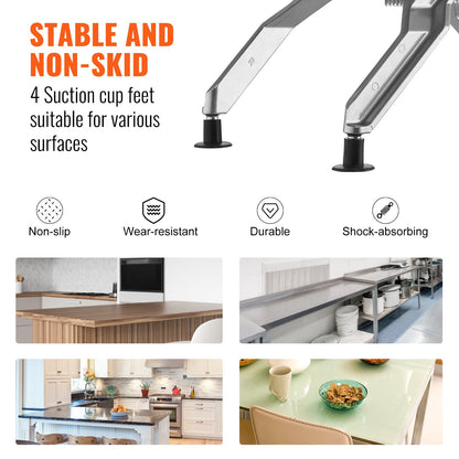 SucceBuy Commercial Vegetable Slicer Stainless Steel and Aluminum Alloy Vegetable Cutter Slicer