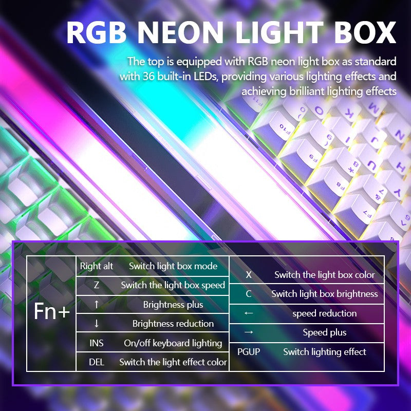 AULA HERO 84 HE Wired Mechanical Keyboard Music Rhythm RGB Backlit Magnetic Switch 8K Return Rate 128K Scan Rate Gaming Keyboard