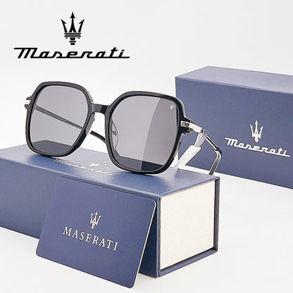 Óculos de sol de luxo MASERATI para ciclismo, proteção UV400, com escudo anti-reflexo 10783