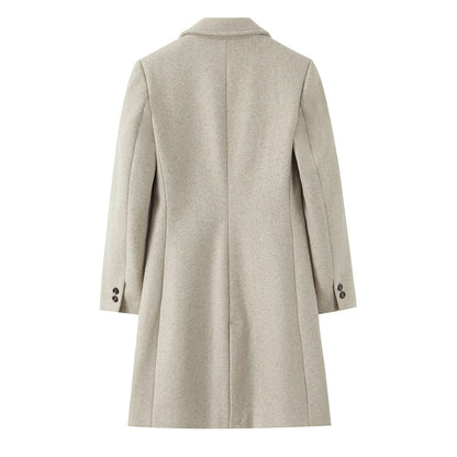 2025 autumn new women's casual fashion simple temperament elegant loose soft padded shoulder coat jacket