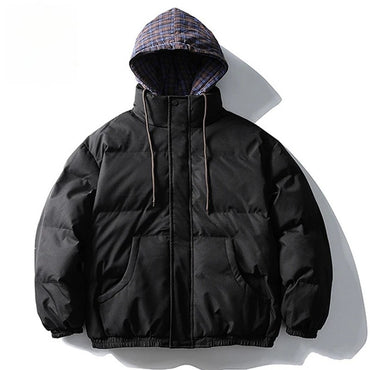 ?Mirrordust?Winter Men Jackets Thicken Warm Parkas Harajuku Oversized Bubble Coats Thicken Jackets Casual Loose Jackets Outwear