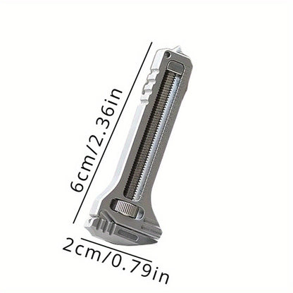 1 Peça Ferramenta Múltipla EDC Compacta Multiferramenta Portátil Chaveiro Cortador de Bolso Chave de Fenda Multiferramentas Kit de Sobrevivência para Acampamento