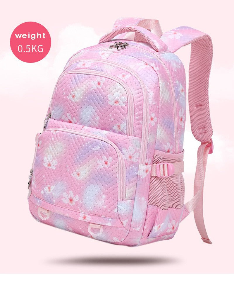 Mochila Mickey Minnie 3 Peças para Meninas e Meninos com Lancheira e Estojo, Mochila Escolar Fofa para Ensino Fundamental e Médio, Presente de Natal
