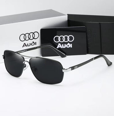 Audi Polarized UV400 Driving Sunglasses for Men/Women Square Frame Glasses Wholesale Gift for Auto Enthusiasts 557