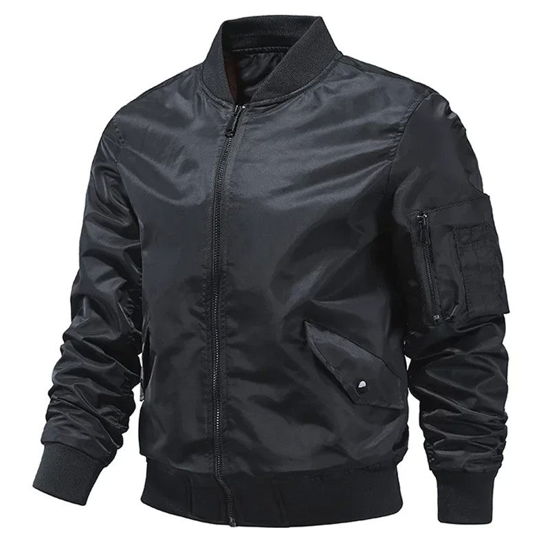 Bomber Jacket Men Winter Autumn College Camouflage Jackets Men Motorcycle Coat Windproof Army Pilot Military Jacket Streetwear