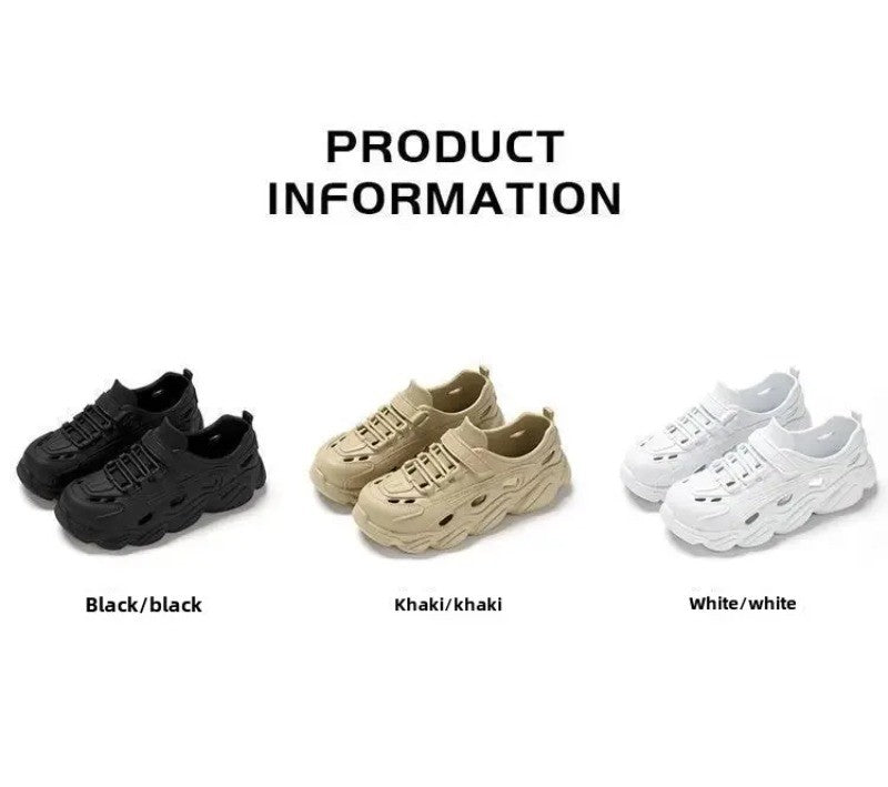 Outdoor Sports Slippers for Men and Women, Thick-Soled Eva Non-Slip Breathable Clogs, Fishing Beach Sandals for Men and Women