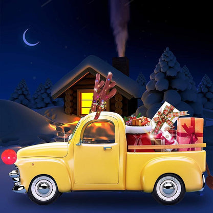 Acessórios de decoração de carro de Natal com chifres de LED luminosos, chifres de veado para carro, caminhão, SUV e decoração de veículos.
