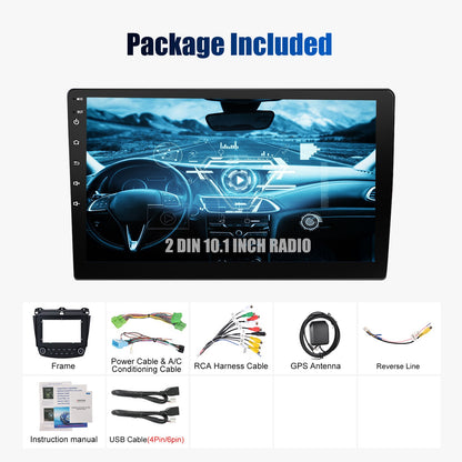 4+64G 10.1" For Honda Accord 7 2003-2007 Android 14 Car Stereo Radio GPS Navi Apple CarPlay WiFi BT Head Unit IPS Touch Screen