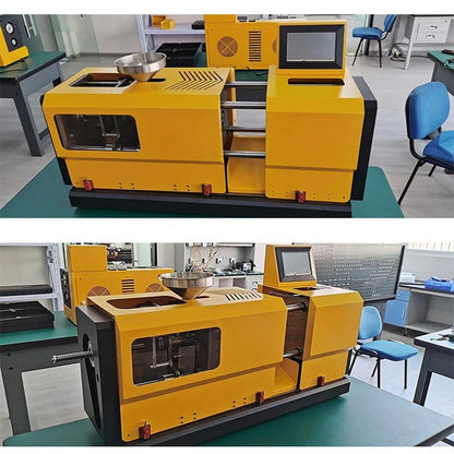 Máquina de Moldagem por Injeção Micro de Bancada 4T para Produção de Peças Plásticas Micro ABS PLA PC PE Polímero
