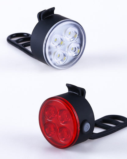 BUCKLOS Bike Lighting Front and Rear Lights Bicycle Lamp Led Cycling Light Bike Flashlight for Bicycle Front Taillight Lantern