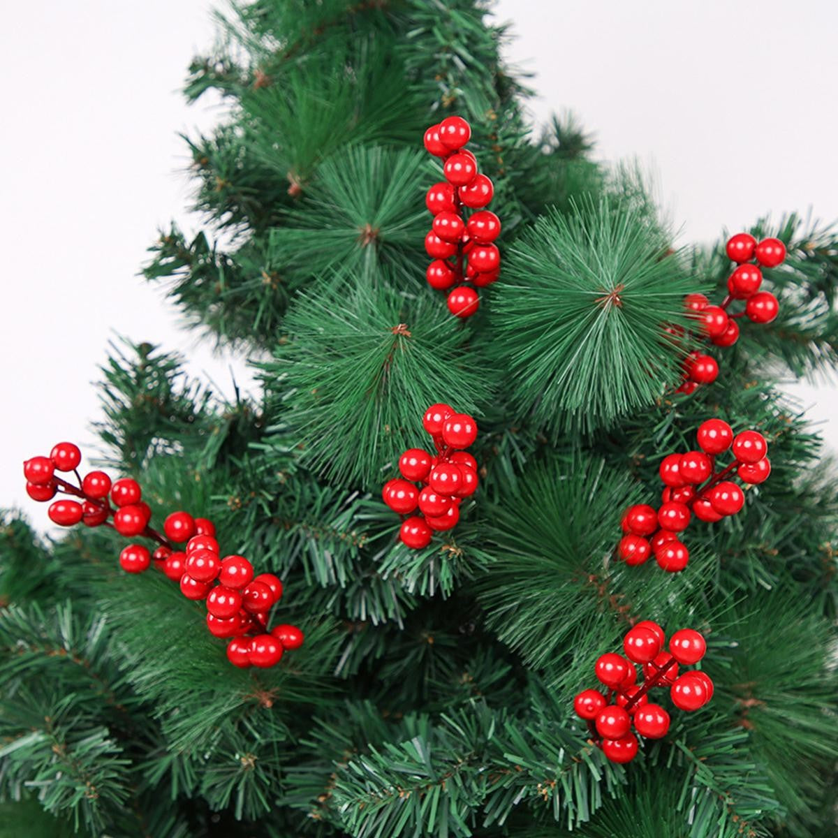 Christmas Simulation Berry Berries  Artificial Flower Fruit Cherry Plants Home Christmas Party Decoration DIY Gift