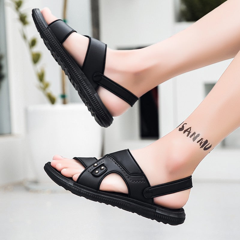 Summer Men Sandals Open Toe Flat Mens Casual Shoes Outdoor Walking Sandals for Men Beach Shoes sandalias hombre Men slippers