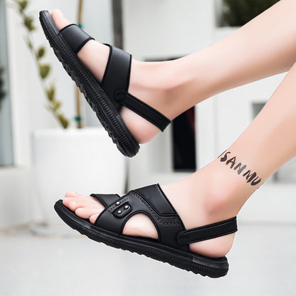 Summer Men Sandals Open Toe Flat Mens Casual Shoes Outdoor Walking Sandals for Men Beach Shoes sandalias hombre Men slippers