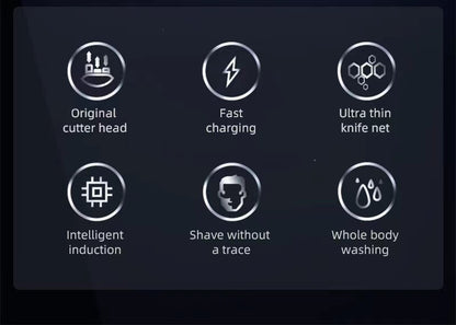 Retro Oil Hair Gradient Shaver Comme 2024 Hair Salon Push White Hair clipper Whitener Push knife