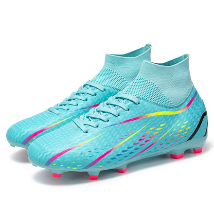 Unisex Soccer Cleats With FG Studs And TF Blades Options For Natural Grass Turf Indoor Superior Traction Anti Slip Grippy Soles