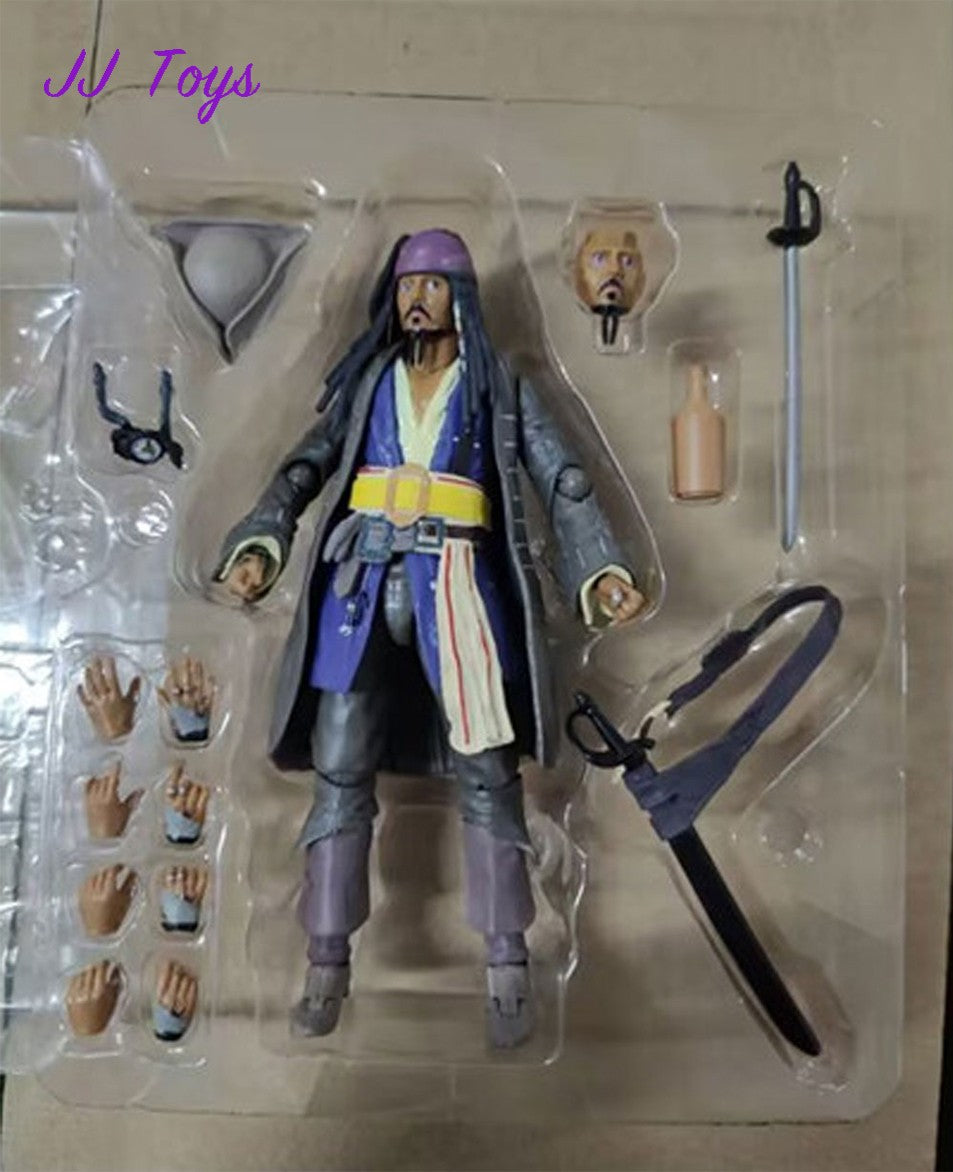 16cm Movie Figures Movable Jack Sparrow Action Figure Statue Model Doll Collection Toys Gifts