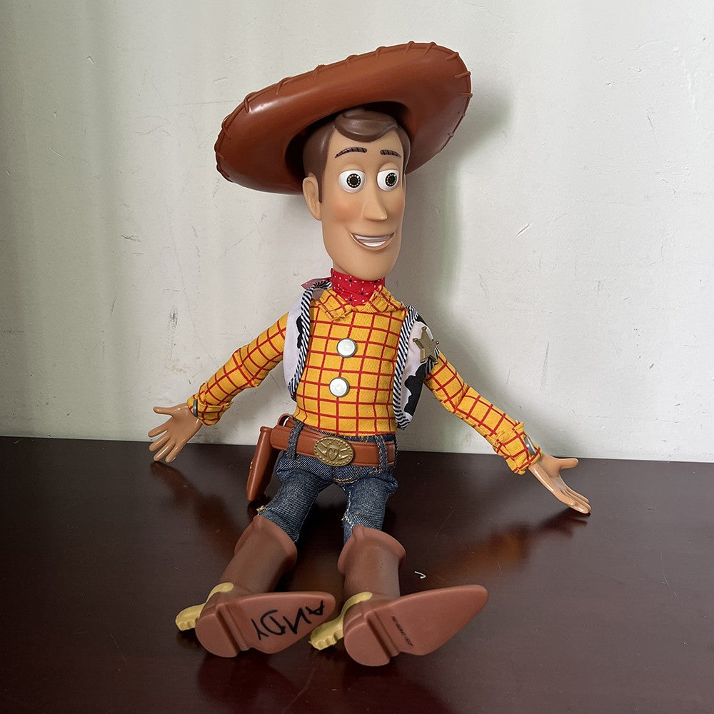 Toy Story 4 Woody e Jessie Articulados com Falas Canto Macio Fofo Anime Figura Decoração Modelo Presente de Aniversário Brinquedos