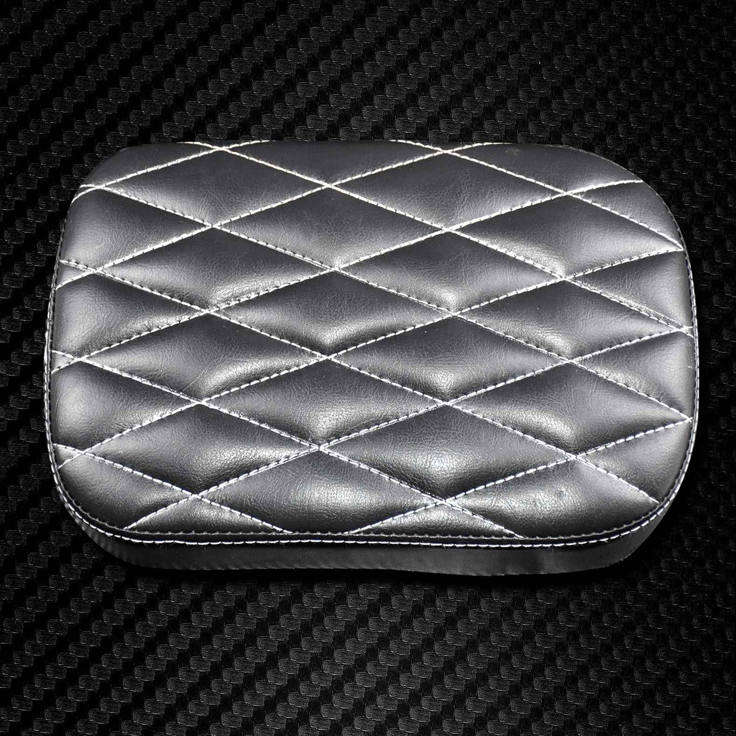 Almofada de Assento Traseiro para Passageiro de Moto Banco Almofadado com 6 Ventosas / 8 Ventosas para Harley Touring Sportster XL1200 Dyna Chopper Custom