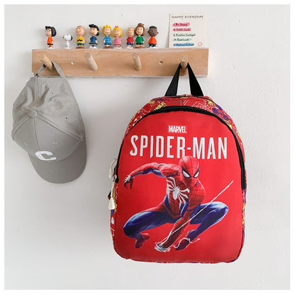Marvel Spider-Man Kids Backpack Trendy Cartoon Boys' School Bag Fashionable Spider-Man Backpack Double Shoulder Bag for Toddlers
