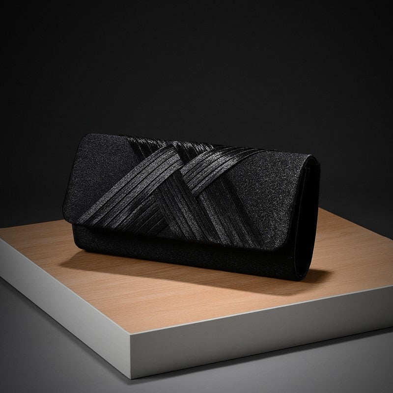 Luxury Stripes Designer One-shoulder bag Envelope Evening Clutch Bags hardware shoulder bag women wedding party gift bag