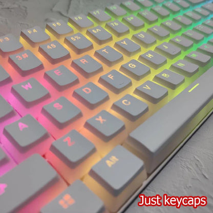 OEM Profile PBT Keycaps 108 Keys Pudding Keycap For Cherry MX Switch Mechanical Keyboard RGB Gamer backlit Key Caps Custom DIY