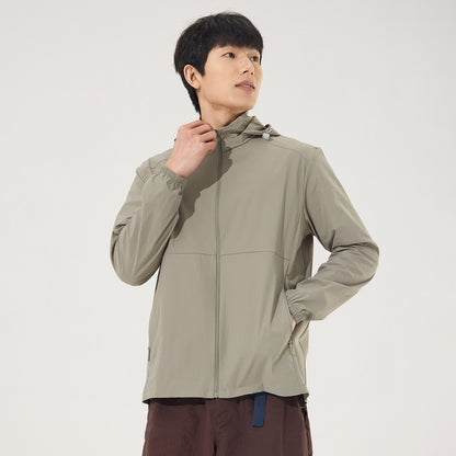 2025 new [new product upgraded skin clothing] high elastic sunscreen clothing men's and women's color contrast machine bag ice s