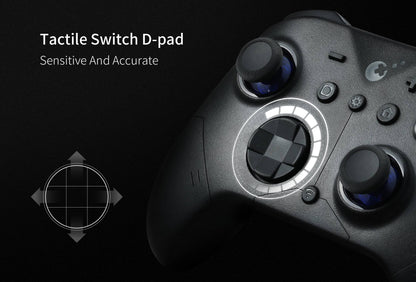 Gulikit  ES/ES PRO  Wireless Controller For Nintendo switch 2 ,Bluetooth,for Windows, Android ,iOs Game Accessories?BLACK/white
