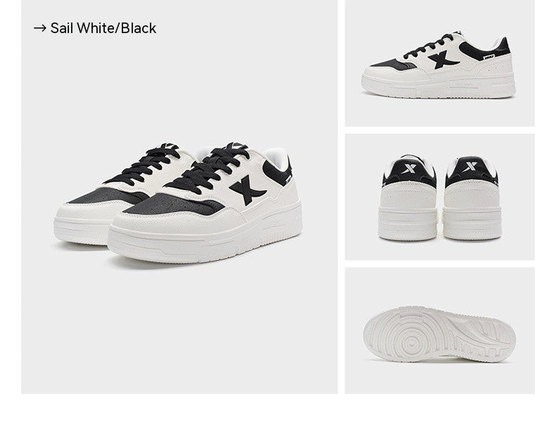 Tênis de Skate Xtep Masculino 2024 Verão Resistente ao Desgaste Sapatos de Skate Estáveis e Macios Tênis de Lazer ao Ar Livre 876319310029