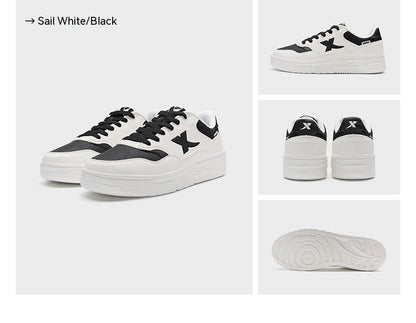 Tênis de Skate Xtep Masculino 2024 Verão Resistente ao Desgaste Sapatos de Skate Estáveis e Macios Tênis de Lazer ao Ar Livre 876319310029