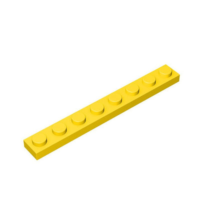 10 Peças Quebra-Cabeça Partícula 3460 Placa 1x8 Bloco de Montar Kit Pneu de Alta Tecnologia Placa de Luz de Prancha Brinquedos Presentes