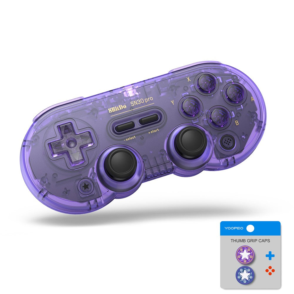 8Bitdo SN30 Pro Bluetooth Gamepad Controller With Hall Effect Joystick For Nintend Switch 2MacOS Android PC SteamoS Raspberry Pi