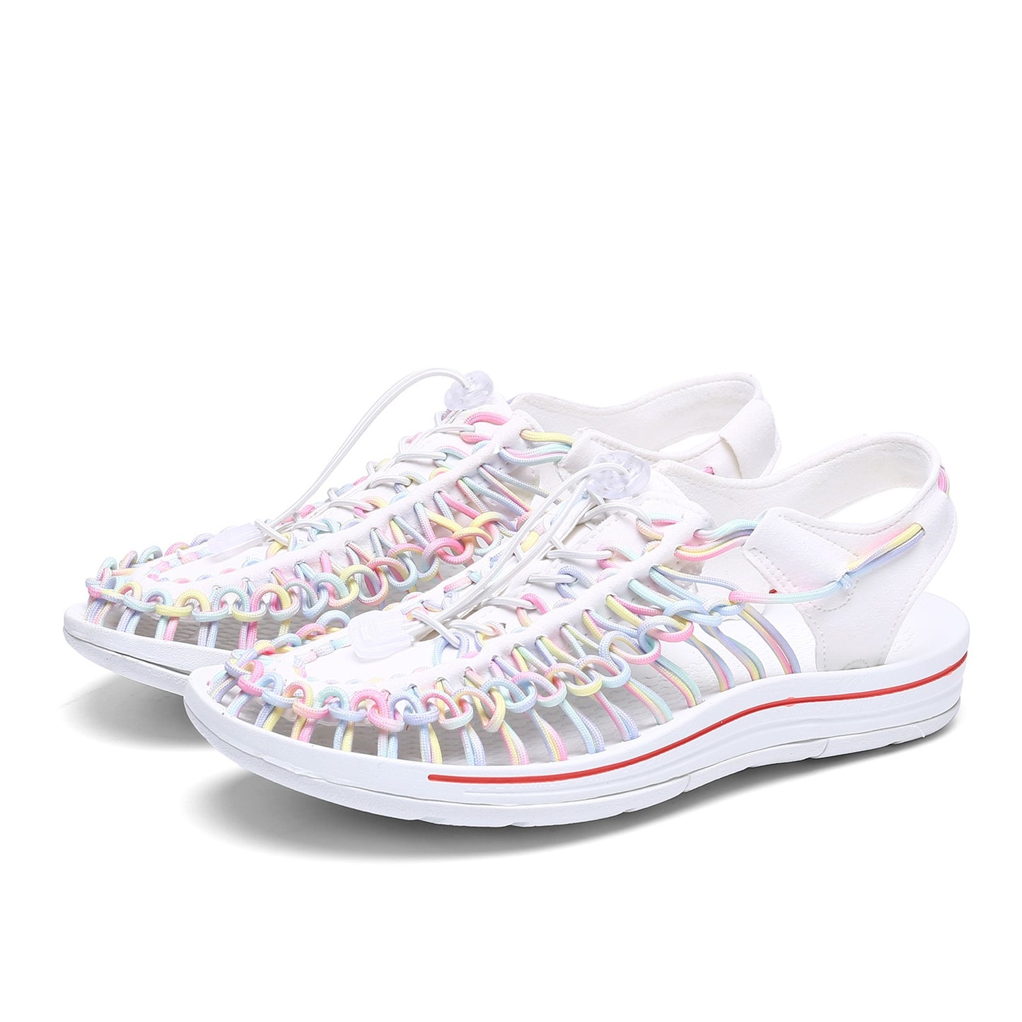 2024 New Arrival Summer Men's Shoes Breathable Beach Loafers Hand Woven Roman Sandals High Quality Men's Comfortable Flats