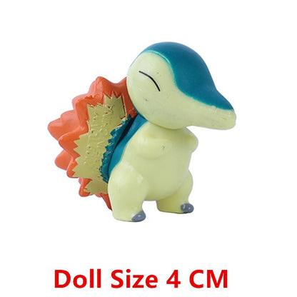 Pokémon Anime Figures Gelo Eevee Pikachu Dragão Voador Coleção Figura Brinquedos de Ação Fofos Modelo Pok é mon Presentes de Aniversário Infantis