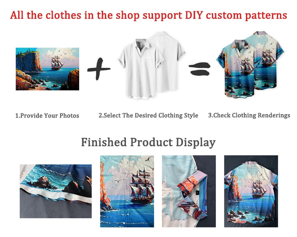 Flame Blue Hawaiian Shirt Man Summer Short Sleeve Casual Street Shirts for Men 2023 Fashion High Quality Beach Party Shirt