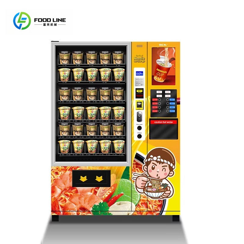 Vending Machine New Style Instant Ramen and Cup Noodle Vending.Machine With Hot Water