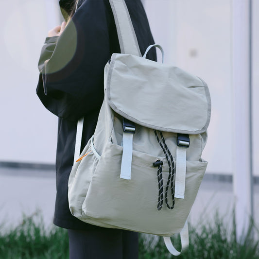 Mochila Outdoor Feminina, Leve para Caminhada e Montanhismo, Mochila de Viagem de Grande Capacidade Masculina, Mochila de Casal com Cordão, Mochila para Laptop, Mochila de Embarque e Acampamento
