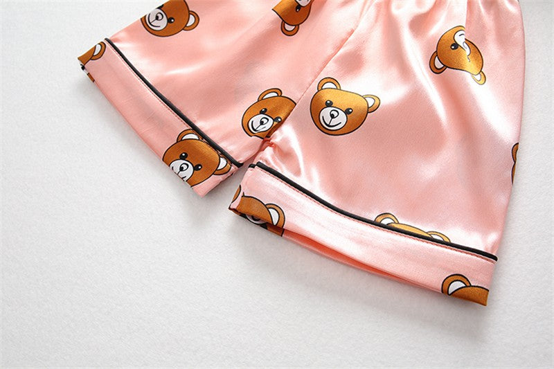 New Summer Baby Boys Clothes Suit Children Girls Sleepwear Shirt Shorts 2Pcs/Sets Kids Pajamas Toddler Costume Infant Tracksuits