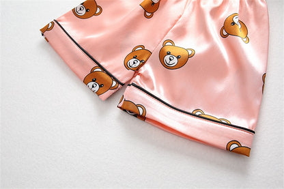 New Summer Baby Boys Clothes Suit Children Girls Sleepwear Shirt Shorts 2Pcs/Sets Kids Pajamas Toddler Costume Infant Tracksuits