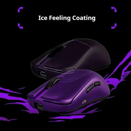 New Atk DUCKBILL Ultra Lightweight PAW3950 Wireless Gaming Mouse Esports Dual-Mode Ergonomic Long-Lasting Battery RGB Mouse Gift