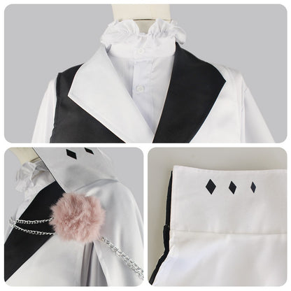 Nikolai Gogol Cosplay Costume Anime Bungou BSD Season 4 Nikolai Cosplay Cloak Cape Uniform Suit Wig