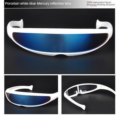 X-men Individuality Cycling Sunglasses for Men Mercury Lens Laser Glasses Travel Windproof Women's Sunglasses Robots Eyewear